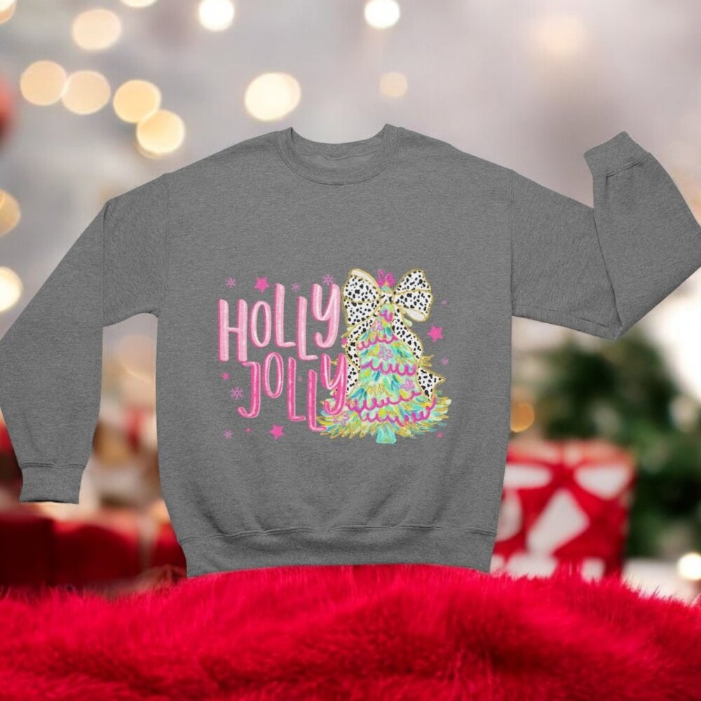 Christmas sweatshirt Holly Jolly